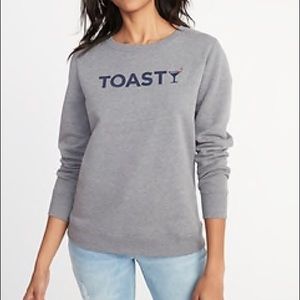 NWT Toast 🍸 crew neck from old navy